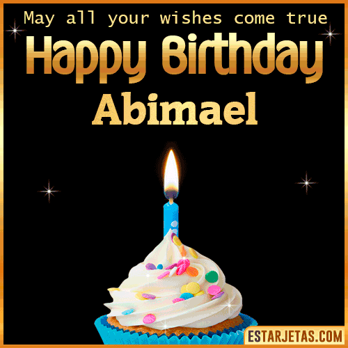 Cake Gif Happy Birthday  Abimael