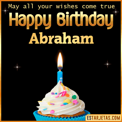 Cake Gif Happy Birthday  Abraham