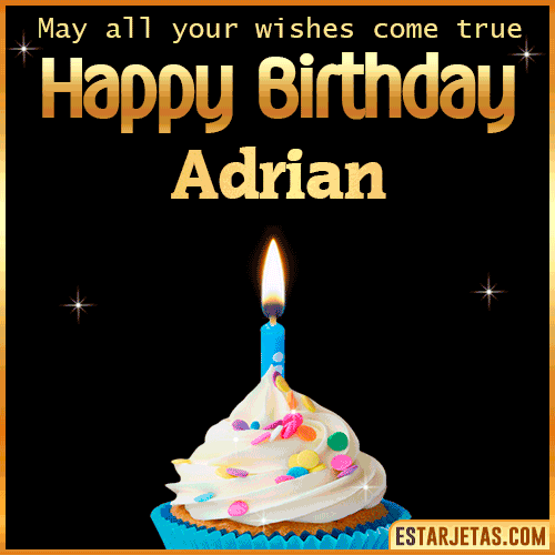 Cake Gif Happy Birthday  Adrian