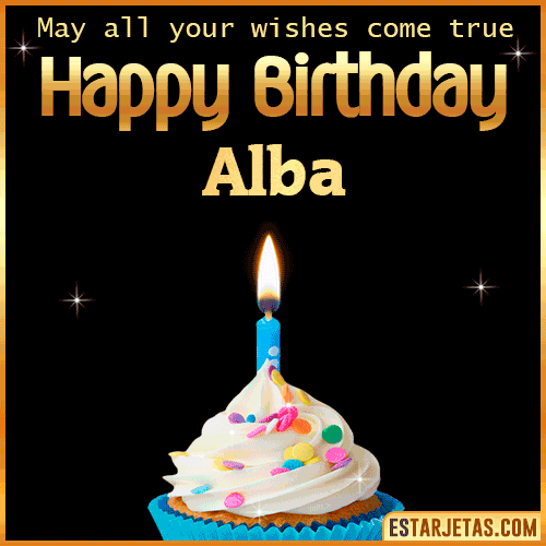 Cake Gif Happy Birthday  Alba