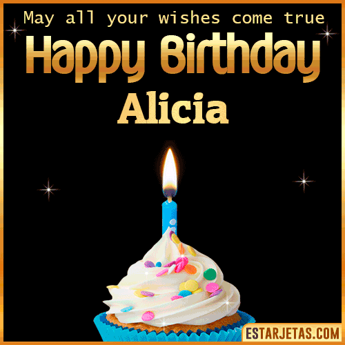 Cake Gif Happy Birthday  Alicia