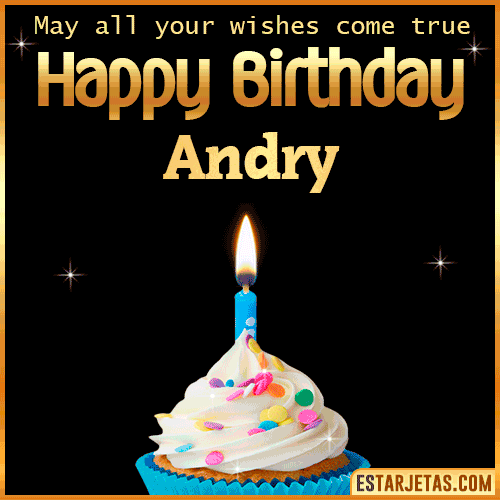 Cake Gif Happy Birthday  Andry