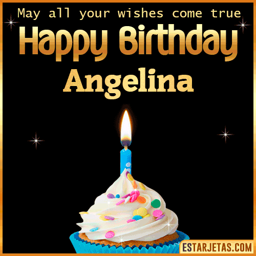 Cake Gif Happy Birthday  Angelina