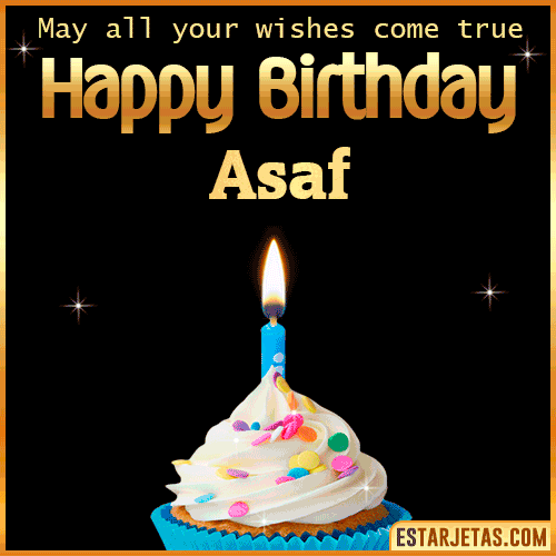 Cake Gif Happy Birthday  Asaf