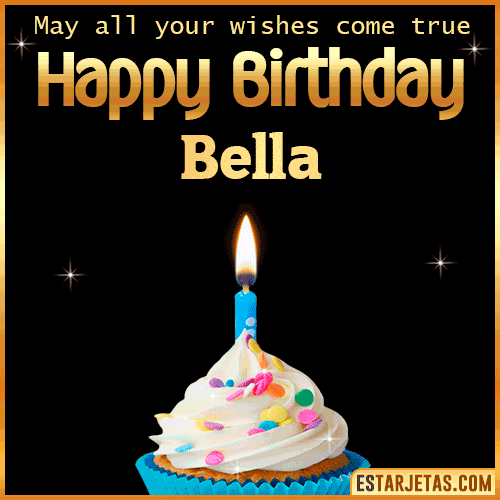 Cake Gif Happy Birthday  Bella