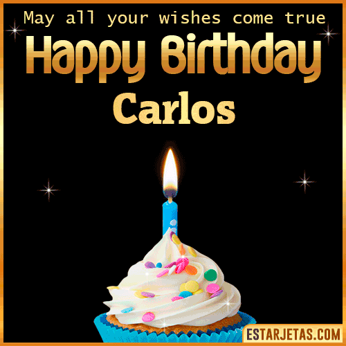 Cake Gif Happy Birthday  Carlos