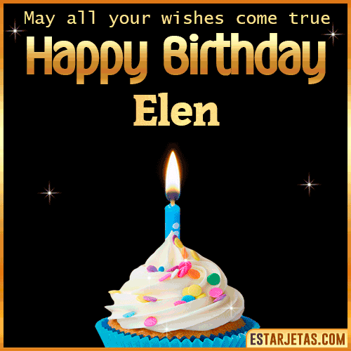 Cake Gif Happy Birthday  Elen