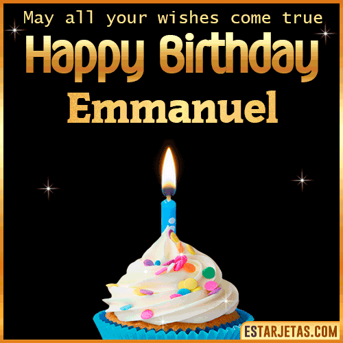 Cake Gif Happy Birthday  Emmanuel