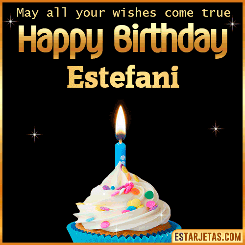 Cake Gif Happy Birthday  Estefani