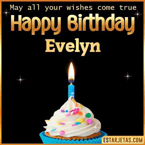 Cake Gif Happy Birthday  Evelyn