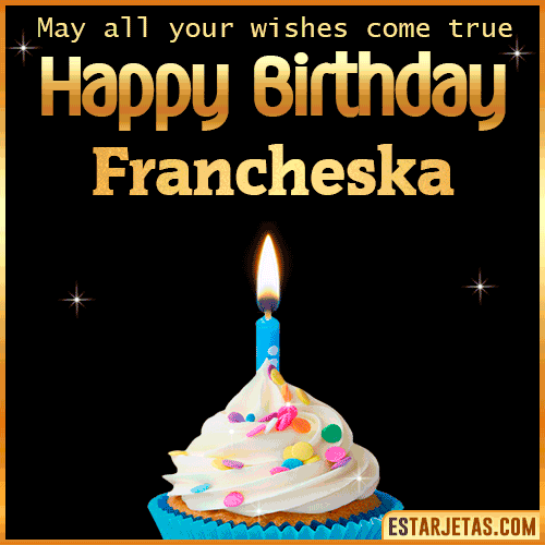 Cake Gif Happy Birthday  Francheska