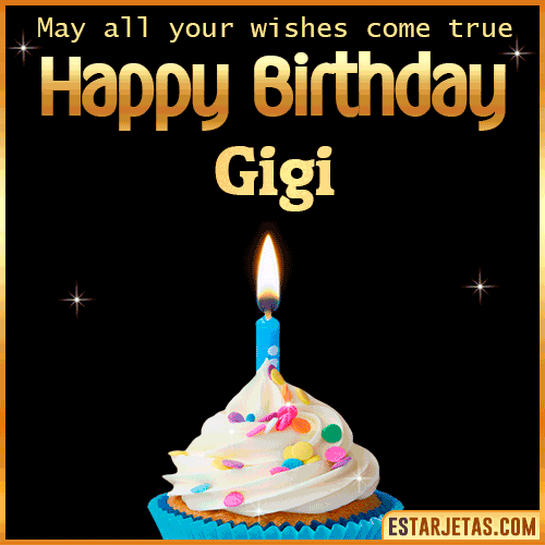 Cake Gif Happy Birthday  Gigi