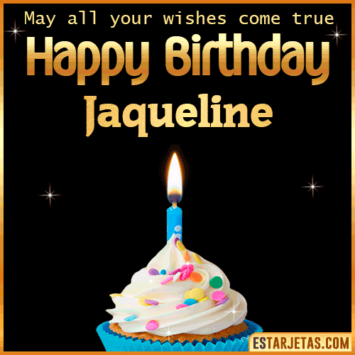 Cake Gif Happy Birthday  Jaqueline
