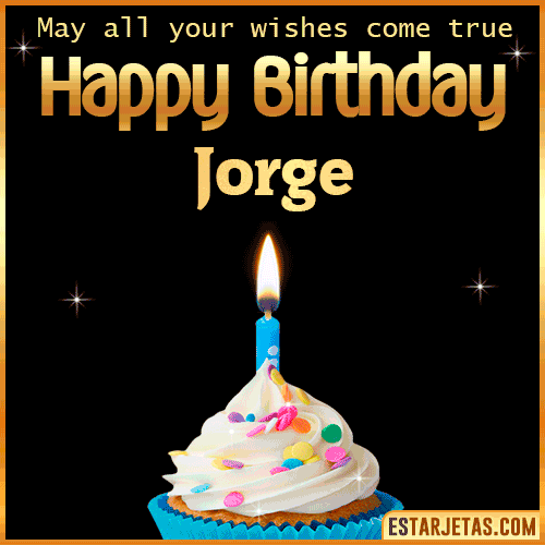 Cake Gif Happy Birthday  Jorge