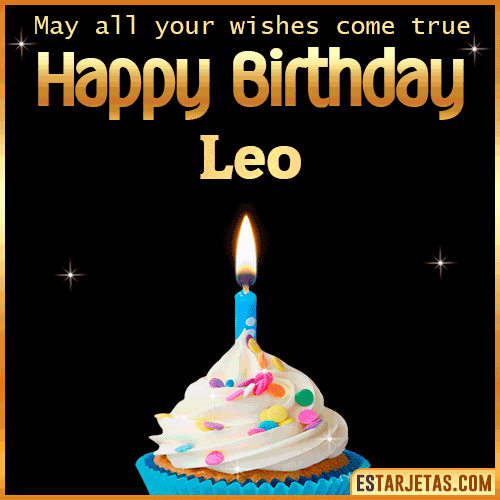 Cake Gif Happy Birthday  Leo