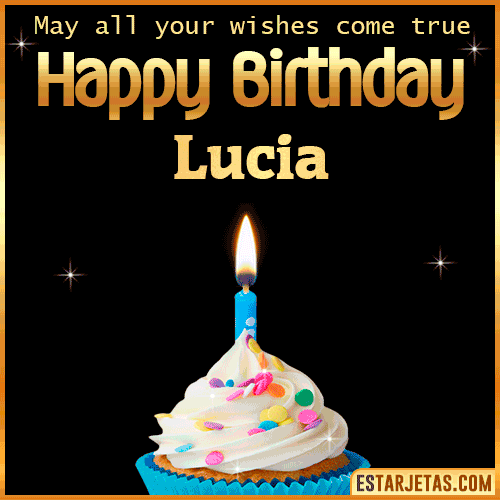 Cake Gif Happy Birthday  Lucia
