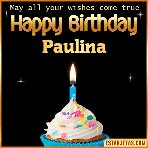 Cake Gif Happy Birthday  Paulina