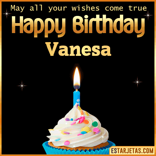 Cake Gif Happy Birthday  Vanesa