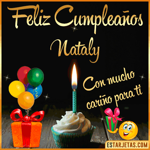 Feliz Cumple gif  Nataly