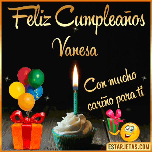 Feliz Cumple gif  Vanesa