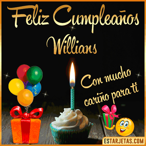 Feliz Cumple gif  Willians