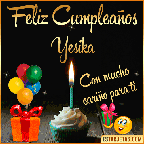 Feliz Cumple gif  Yesika