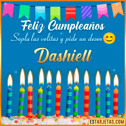 Feliz Cumpleaños Gif  Dashiell