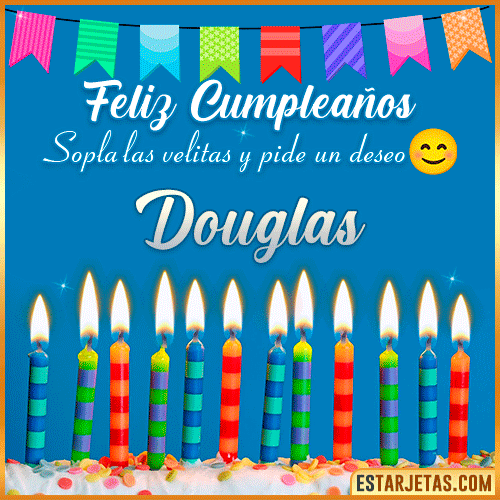 Feliz Cumpleaños Gif  Douglas