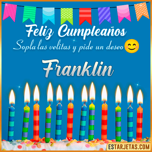 Feliz Cumpleaños Gif  Franklin