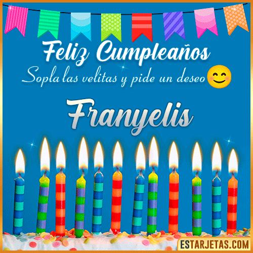 Feliz Cumpleaños Gif  Franyelis