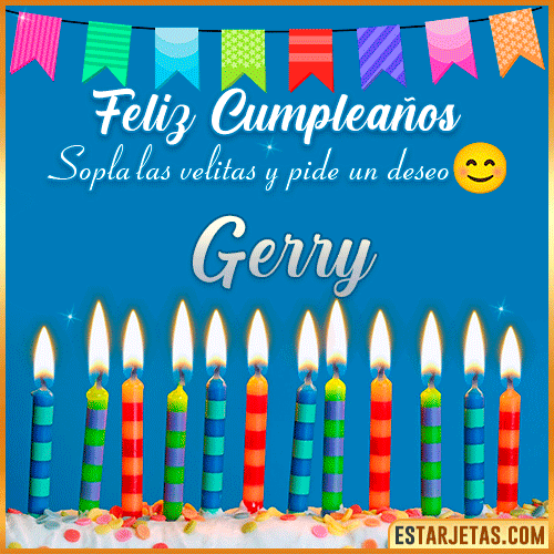 Feliz Cumpleaños Gif  Gerry