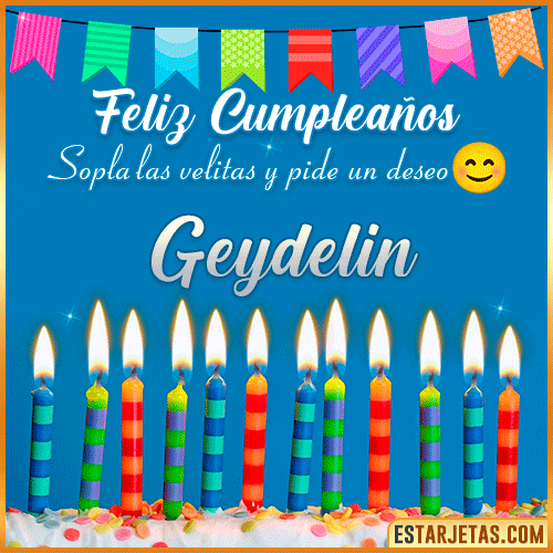 Feliz Cumpleaños Gif  Geydelin