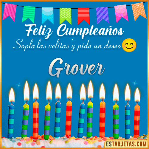 Feliz Cumpleaños Gif  Grover