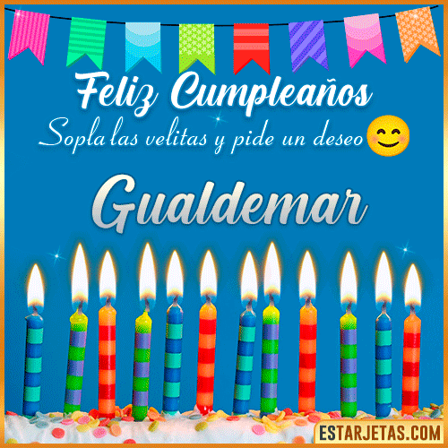 Feliz Cumpleaños Gif  Gualdemar