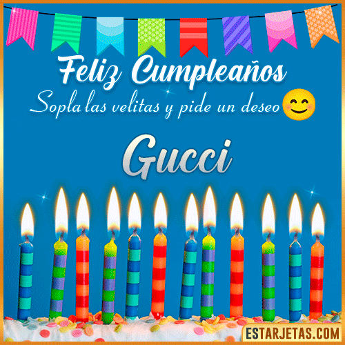 Feliz Cumpleaños Gif  Gucci