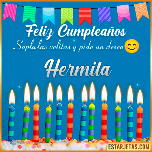 Feliz Cumpleaños Gif  Hermila