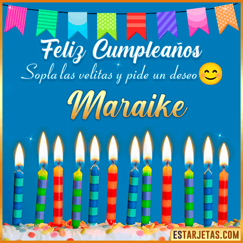 Feliz Cumpleaños Gif  Maraike