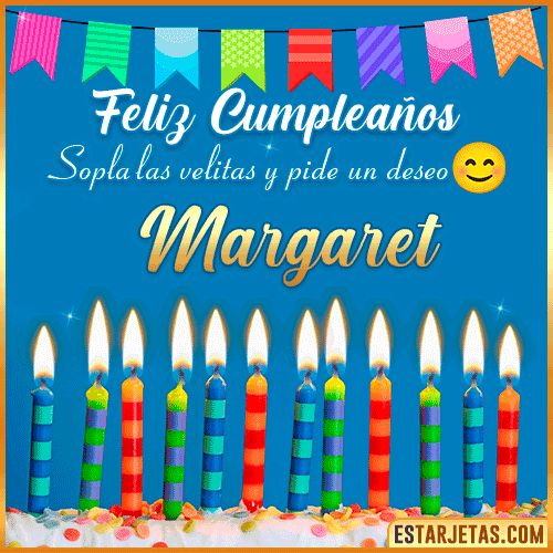 Feliz Cumpleaños Gif  Margaret