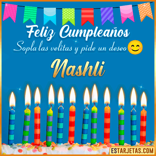 Feliz Cumpleaños Gif  Nashli