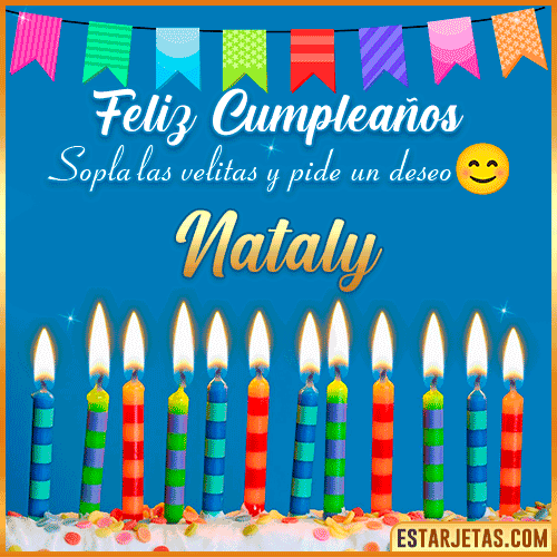 Feliz Cumpleaños Gif  Nataly