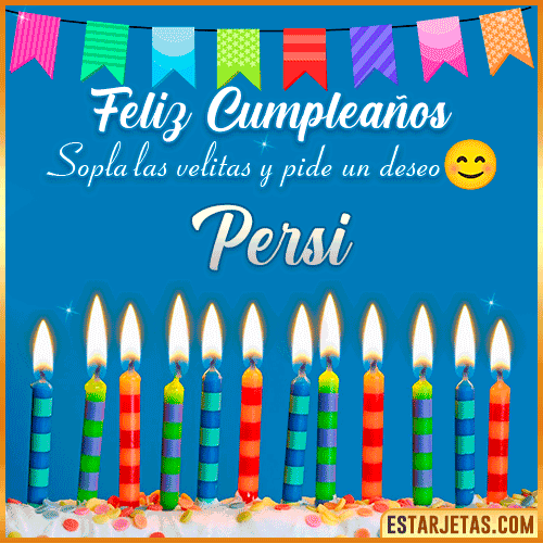 Feliz Cumpleaños Gif  Persi