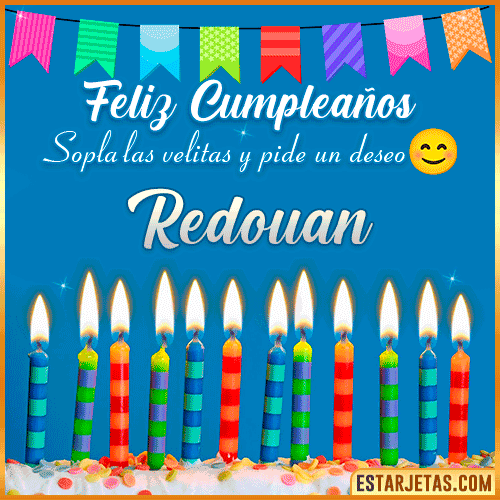 Feliz Cumpleaños Gif  Redouan