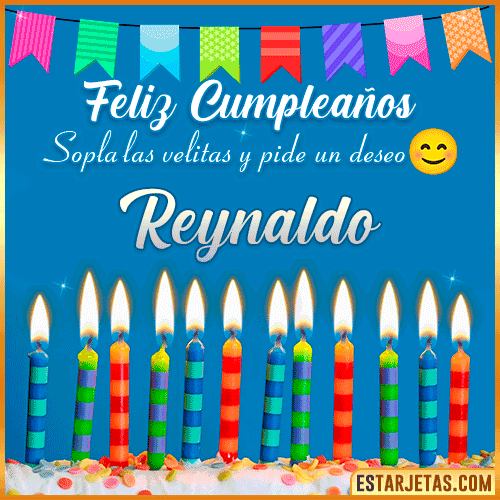 Feliz Cumpleaños Gif  Reynaldo