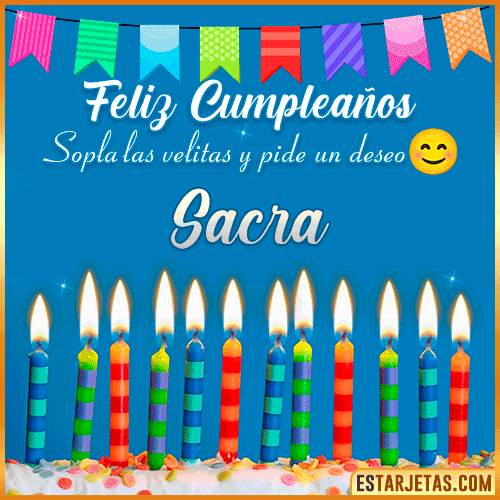Feliz Cumpleaños Gif  Sacra