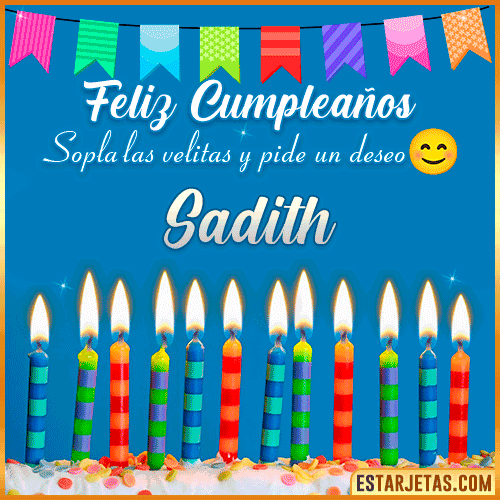 Feliz Cumpleaños Gif  Sadith