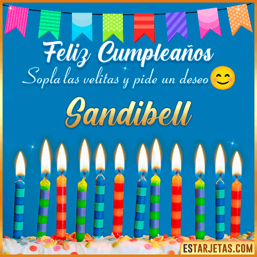 Feliz Cumpleaños Gif  Sandibell