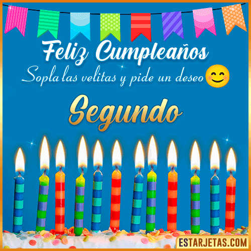 Feliz Cumpleaños Gif  Segundo