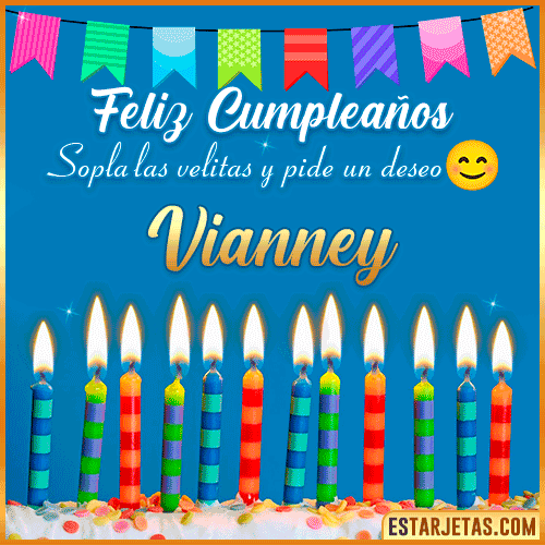 Feliz Cumpleaños Gif  Vianney