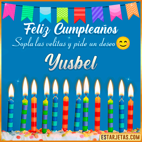 Feliz Cumpleaños Gif  Yusbel