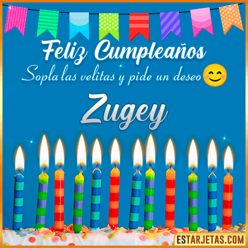 Feliz Cumpleaños Gif  Zugey